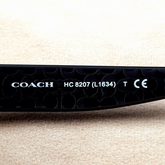 Coach Sunglasses HC8207 Black - Picture 7 of 8